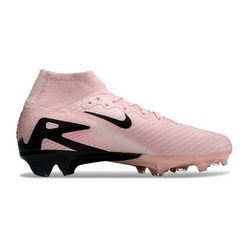 Scarpa da calcio per bambini Nike Air Zoom Mercurial Superfly 10 Elite rosa e nera per terreni compatti FG