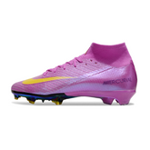 Botas de fútbol Nike Air Zoom Mercurial Superfly 10 Elite moradas para niños, para terreno firme (FG).