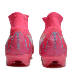 Botas de fútbol Nike Air Zoom Mercurial Superfly 10 Elite Thunder Rosa Pack para niños, para terreno firme (FG).