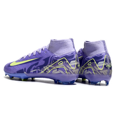 Botas de fútbol Nike Air Zoom Mercurial Superfly 10 Elite Purple United 001 Pack Firm Ground FG para niños