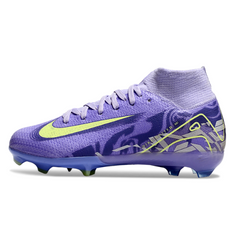 Botas de fútbol Nike Air Zoom Mercurial Superfly 10 Elite Purple United 001 Pack Firm Ground FG para niños