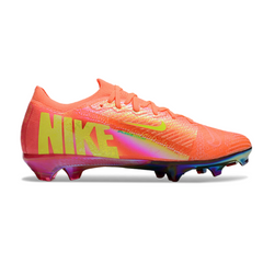 Botas de fútbol Nike Air Zoom Mercurial Vapor 16 Elite para niños, color rosa y amarillo, para terreno firme FG