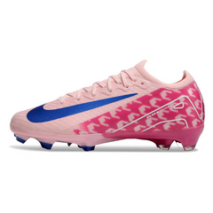 Scarpa da calcio per bambini Nike Air Zoom Mercurial Vapor 16 Elite rosa e blu per terreni compatti FG