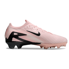 Botas de fútbol Nike Air Zoom Mercurial Vapor 16 Elite Rosa y Negro para niños, para terreno firme (FG).