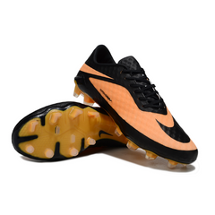 Scarpa da calcio per bambini Nike Phantom Hypervenom Elite DF arancione e nera per terreni compatti FG