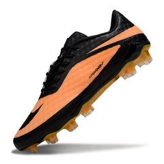 Scarpa da calcio per bambini Nike Phantom Hypervenom Elite DF arancione e nera per terreni compatti FG
