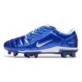 Nike Total 90 III Kids Blue and White Firm Ground FG Football Boot