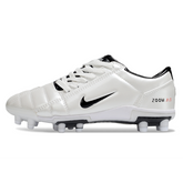 Nike Total 90 III Kids White and Black Firm Ground FG Football Boot