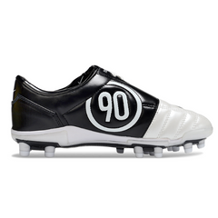 Nike Total 90 III Kids White and Black Firm Ground FG Football Boot