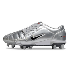 Nike Total 90 III Silver Firm Ground FG Kids Football Boot