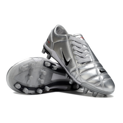 Nike Total 90 III Silver Firm Ground FG Kids Football Boot