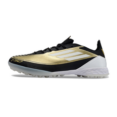 Botas de fútbol Adidas F50 Elite + Messi Triunfo Dourado Pack Turf TF para niños