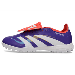 Adidas Predator 25 Elite Tongue Turf TF Football Boot Kids Blue and Red