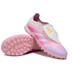 Scarpa da calcio per bambini Adidas Predator 25 Elite Tongue Pink Turf TF