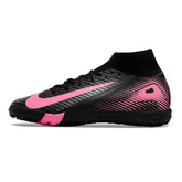 Nike Zoom Mercurial Superfly 10 Elite Black and Pink Turf TF Kids Football Boot