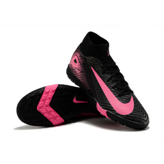 Scarpa da calcio per bambini Nike Zoom Mercurial Superfly 10 Elite Turf TF nera e rosa