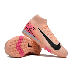 Scarpa da calcio Nike Zoom Mercurial Superfly 10 Elite per bambini, rosa, in erba sintetica