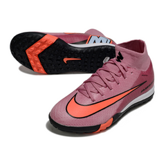 Botas de fútbol Nike Zoom Mercurial Superfly 10 Elite para niños, color rosa claro, color césped TF