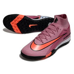 Botas de fútbol Nike Zoom Mercurial Superfly 10 Elite para niños, color rosa claro, color césped TF