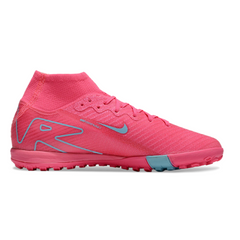 Scarpa da calcio per bambini Nike Zoom Mercurial Superfly 10 Elite Turf TF rosa e blu