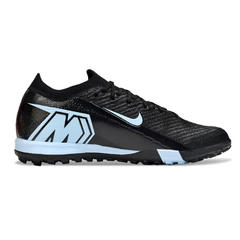 Botas de fútbol Nike Zoom Mercurial Vapor 16 Elite Turf TF para niños, color negro y blanco