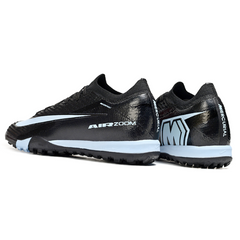 Botas de fútbol Nike Zoom Mercurial Vapor 16 Elite Turf TF para niños, color negro y blanco