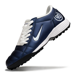 Scarpa da calcio Nike Total 90 III Turf TF per bambini blu e bianca