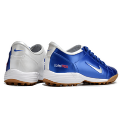 Nike Total 90 III Kids Turf TF Football Boot White and Blue