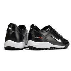 Nike Total 90 III Kids Turf TF Football Boot Black and Silver