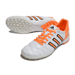 Scarpa da calcio Adidas Adipure 11Pro Turf TF bianca e arancione
