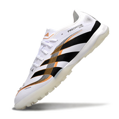 Adidas Predator 25 Elite White Black and Gold Turf TF Football Boot