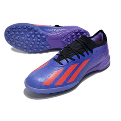 Chuteira Society Adidas X Crazyfast.1 TF Roxa e Laranja - VENI Futebol