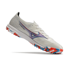 Chuteira Society Mizuno Alpha TF Branca - VENI Futebol