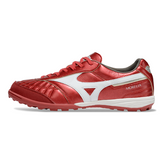 Scarpa da calcio Mizuno Morelia Neo 4 Turf TF rossa e bianca