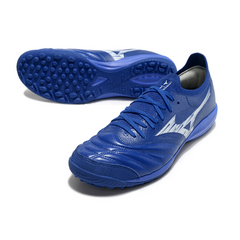 Scarpa da calcio Mizuno Neo Sala Turf TF blu e bianca