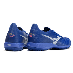 Scarpa da calcio Mizuno Neo Sala Turf TF blu e bianca