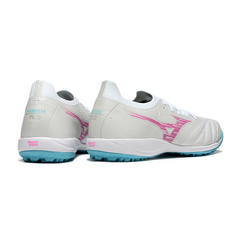 Mizuno Neo Sala White Pink and Blue Turf TF Football Boot