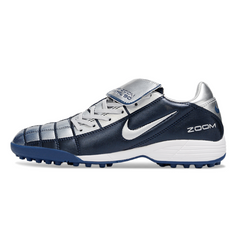 Nike Air Zoom Total 90 III Turf TF Navy Blue and Gray Football Boot