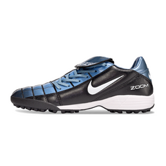 Botas de fútbol Nike Air Zoom Total 90 III Turf TF negras y azules