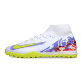 Scarpa da calcio Nike Zoom Mercurial Superfly 10 Academy bianca e viola Turf TF