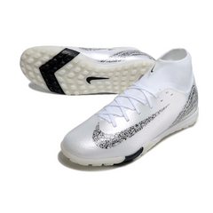 Nike Zoom Mercurial Superfly 10 Academy White and Black Turf TF Football Boot