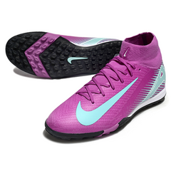 Scarpa da calcio Nike Zoom Mercurial Superfly 10 Elite viola e blu Turf TF