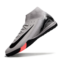 Botas de fútbol Nike Zoom Mercurial Superfly 10 Elite Gris y Negro Turf TF