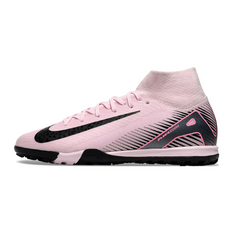 Botas de fútbol Nike Zoom Mercurial Superfly 10 Elite Turf TF rosa y negro