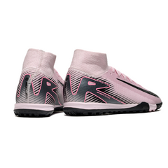 Botas de fútbol Nike Zoom Mercurial Superfly 10 Elite Turf TF rosa y negro