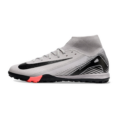 Scarpa da calcio Nike Zoom Mercurial Superfly 10 Academy Turf TF grigia e nera
