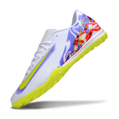 Botas de fútbol Nike Zoom Mercurial Vapor 16 Academy blancas y moradas Turf TF