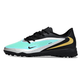 Scarpa da calcio Nike Phantom 6 Academy Turf TF nera e verde