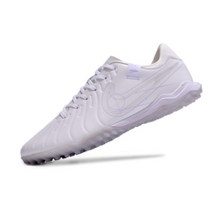 Chuteira Society Nike Tiempo 10 Legend Academy TF Branca - VENI Futebol