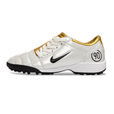 Nike Total 90 III Turf TF White and Gold Football Boot